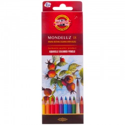 Акварельные карандаши 18 цветов Mondeluz, артикул 3717018001
